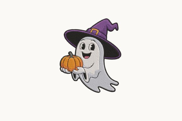 Cute Ghost with Pumpkin Embroidery Review