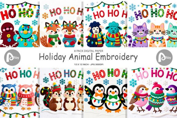 Faux Embroidery Holiday Animal Review