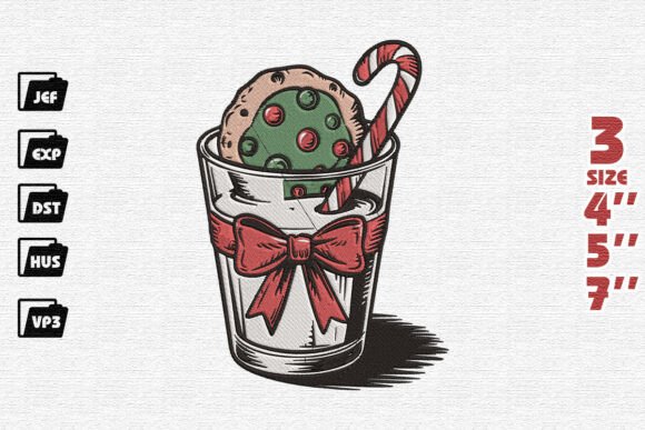Festive Christmas Cookie in a Glass Design Review