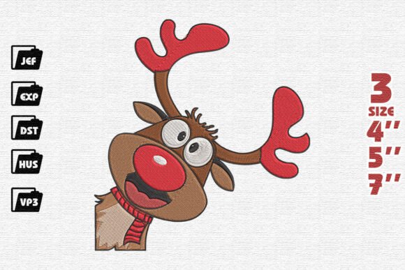 Funny Peeking Christmas Reindeer: A Designer’s Review