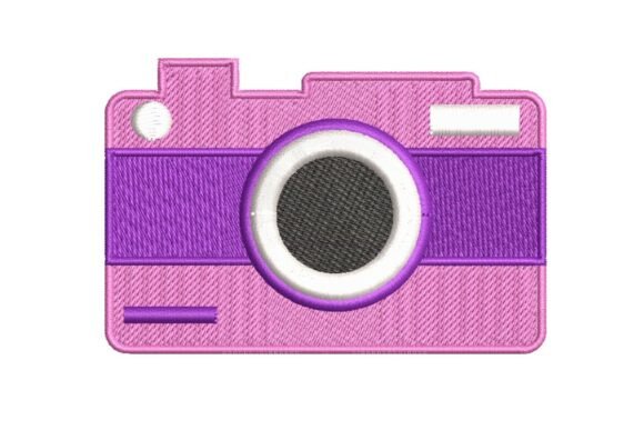 Pink & Purple Retro Camera Embroidery Review
