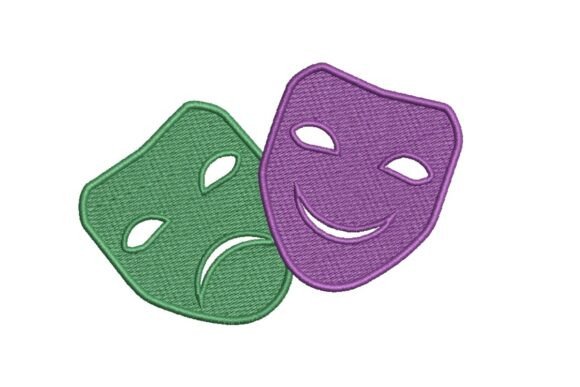 Review: Comedy and Tragedy Theater Masks Design