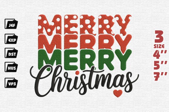 Review: Festive Merry Merry Merry Christmas Design