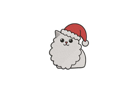 Review: Fluffy Cat in Santa Hat Embroidery