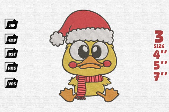 Review: Funny Christmas Duckling Embroidery Design