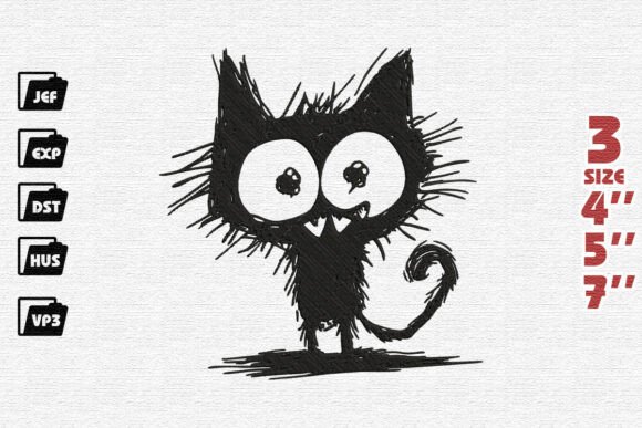 Review: Manic Kitty Halloween Embroidery Pattern