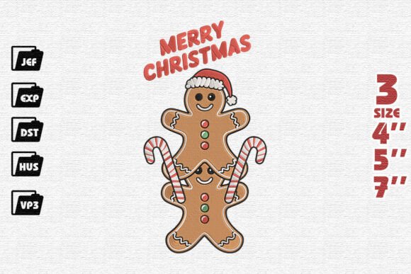 Review: Merry Christmas Gingerbread Stack Design