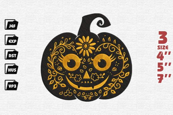 Review: Ornate Floral Jack-o-Lantern Design