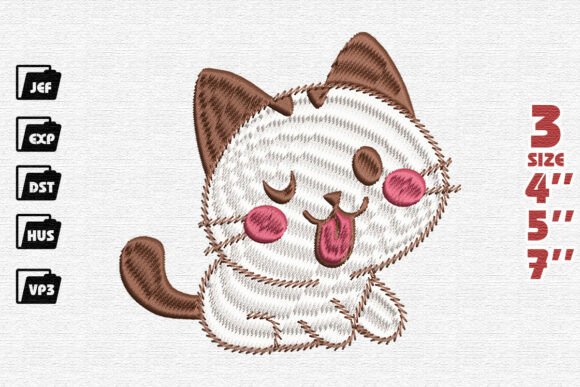 Review: Patchwork Cat Embroidery Design for Real Projects