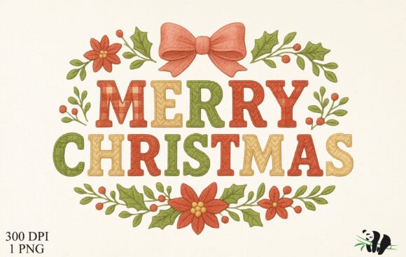 Reviewing Faux Embroidery Merry Christmas Quote