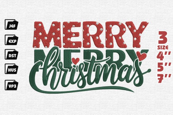 Reviewing the Festive Layered Merry Design