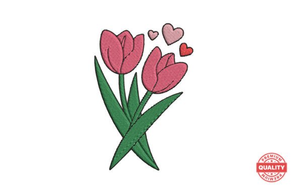 Reviewing Tulip Love Embroidery Design for Gifts