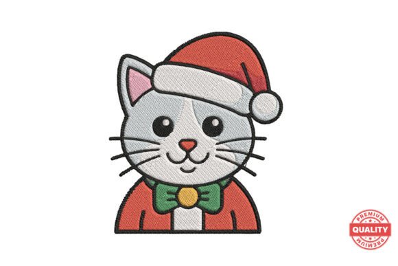 Santa Cat Face Embroidery: A Designer’s Review