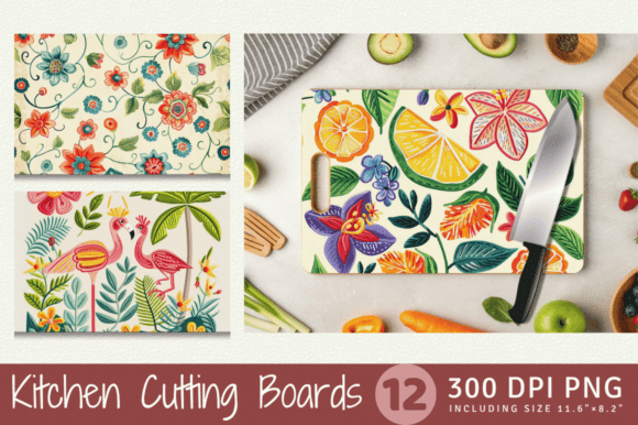 Vintage Summer Embroidery Cutting Boards Review